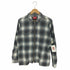 シュプリーム Supreme 15AW Shadow Plaid Zip - Front Shirt メンズ import:M