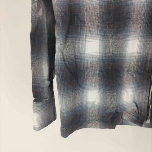 シュプリーム Supreme 15AW Shadow Plaid Zip - Front Shirt メンズ import:M