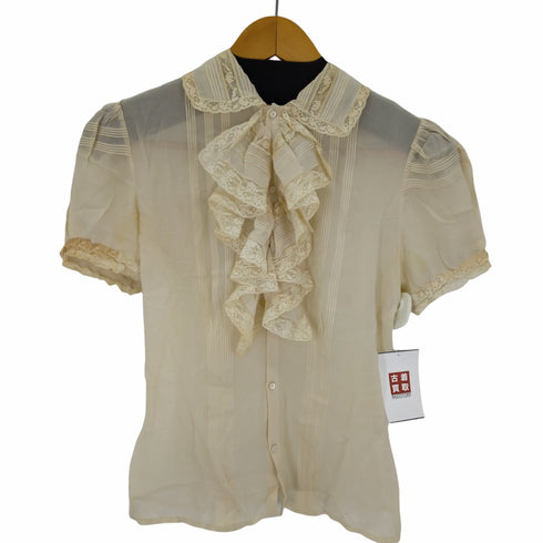 ラルフローレン RALPH LAUREN レースシアーシャツ S/S レディース 2