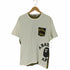 アベイシングエイプ A BATHING APE ABC CAMO 切替 エイプヘッド プリント ポケット S/S クルーネック Tシャツ メンズ JPN:L
