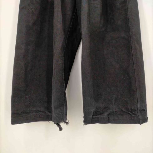 Loutre London MADE IN LONDON Utopia Jeans ブラックバギージーンズ メンズ import:M