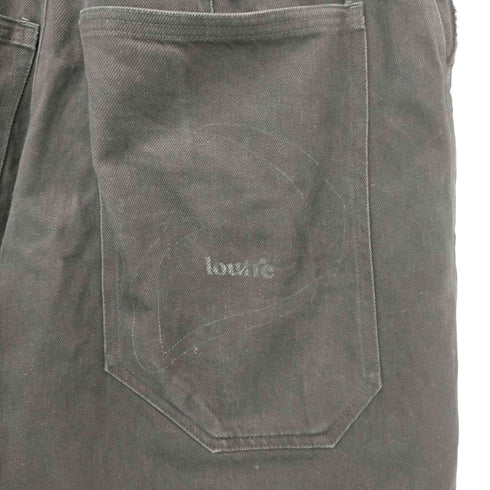 Loutre London MADE IN LONDON Utopia Jeans ブラックバギージーンズ メンズ import:M
