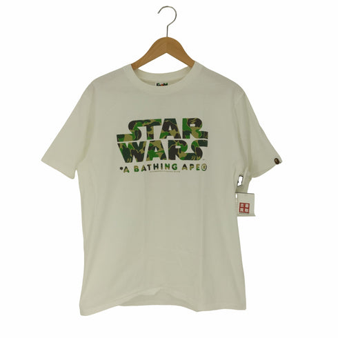 アベイシングエイプ A BATHING APE ABC CAMO ロゴ プリント S/S クルーネック Tシャツ メンズ JPN:L