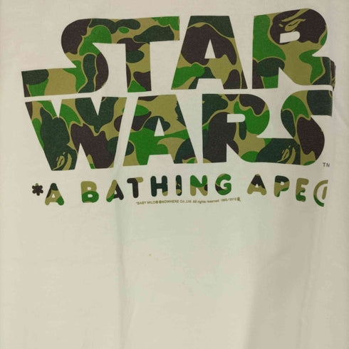 アベイシングエイプ A BATHING APE ABC CAMO ロゴ プリント S/S クルーネック Tシャツ メンズ JPN:L