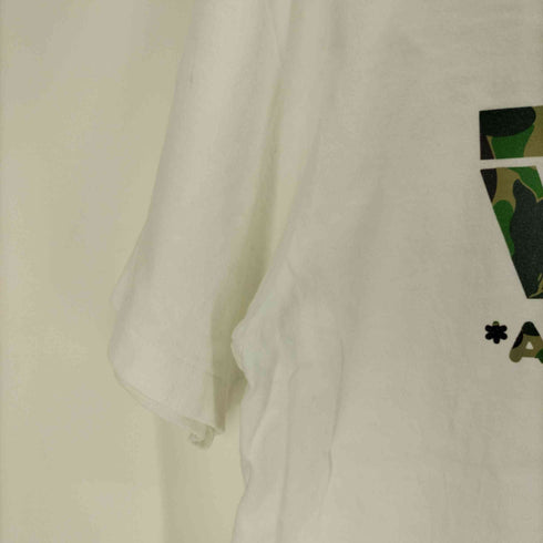 アベイシングエイプ A BATHING APE ABC CAMO ロゴ プリント S/S クルーネック Tシャツ メンズ JPN:L