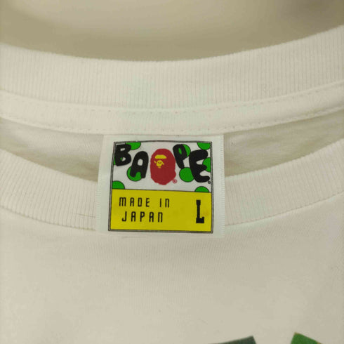 アベイシングエイプ A BATHING APE ABC CAMO ロゴ プリント S/S クルーネック Tシャツ メンズ JPN:L