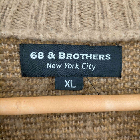 シックスエイトアンドブラザーズ 68&BROTHERS Mohair Sweater Cardigan メンズ JPN:XL