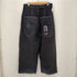Loutre london MADE IN LONDON フロントペイントデザインバギーブラックジーンズ メンズ import:M