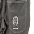 Loutre london MADE IN LONDON フロントペイントデザインバギーブラックジーンズ メンズ import:M