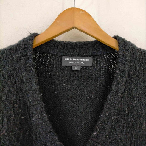 シックスエイトアンドブラザーズ 68&BROTHERS Mohair Sweater Cardigan メンズ JPN:XL