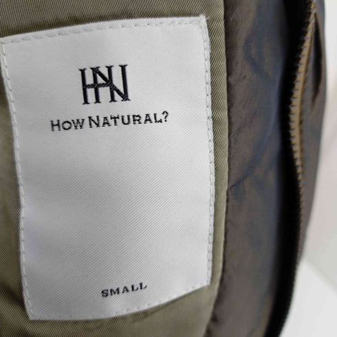 ハウナチュラル HOW NATURAL? MA-1 ジップアップブルゾン メンズ import:S