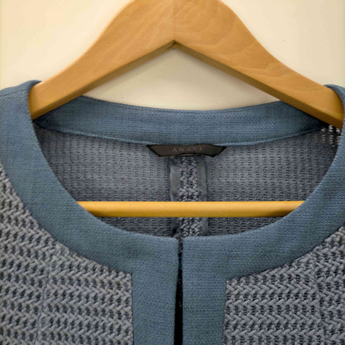 ユナイテッドアローズグリーンレーベルリラクシング UNITED ARROWS green label relaxing チェックジャカード クルーネック ニット メンズ JPN:L
