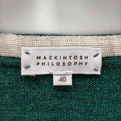 マッキントッシュフィロソフィー MACKINTOSH PHILOSOPHY KNIT GILET メンズ 40