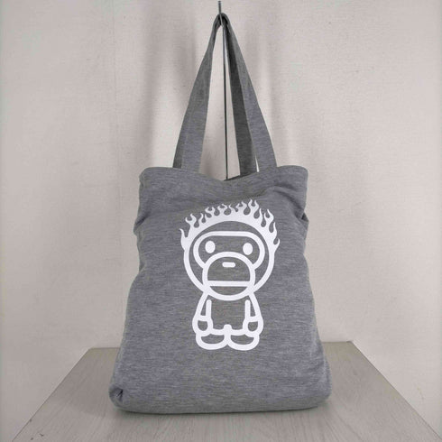 アベイシングエイプ A BATHING APE プリントデザインリバーシブルトートバッグ メンズ