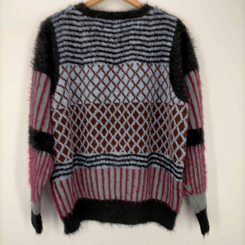 Plum プラム 総柄ニットトップス レディース JPN:2