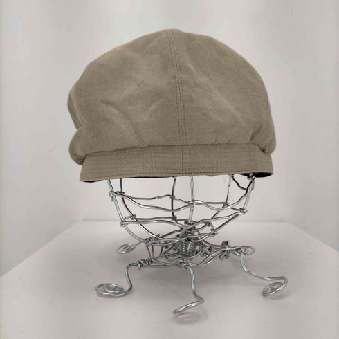 オーバーライド override WASHABLE LINEN CASQUETTE メンズ