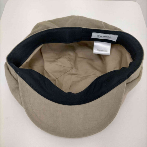 オーバーライド override WASHABLE LINEN CASQUETTE メンズ