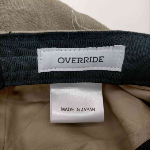 オーバーライド override WASHABLE LINEN CASQUETTE メンズ