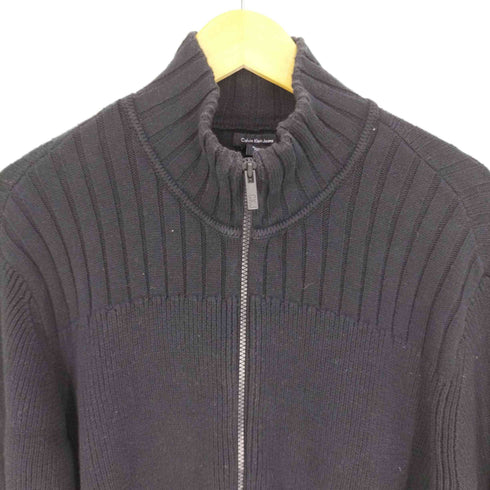 カルバンクラインジーンズ Calvin Klein Jeans ハイネック コットンドライバーズニット メンズ import:L