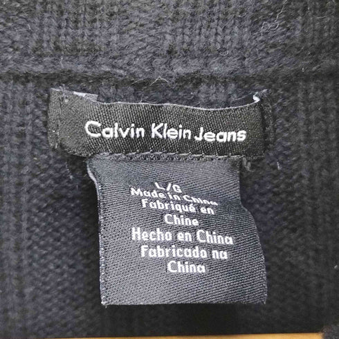 カルバンクラインジーンズ Calvin Klein Jeans ハイネック コットンドライバーズニット メンズ import:L