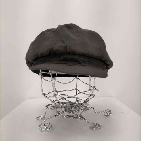 オーバーライド override WASHABLE LINEN CASQUETTE メンズ