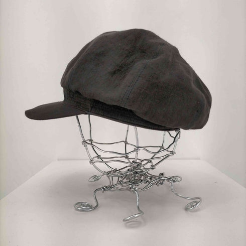 オーバーライド override WASHABLE LINEN CASQUETTE メンズ