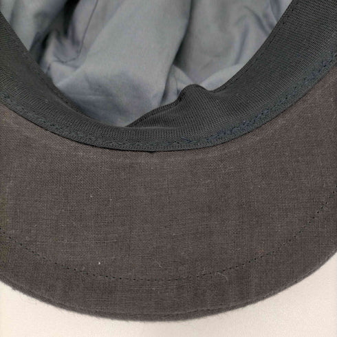 オーバーライド override WASHABLE LINEN CASQUETTE メンズ