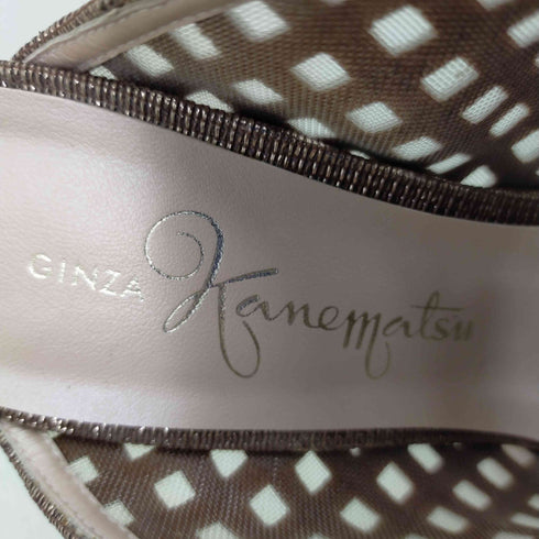 ギンザカネマツ GINZA Kanematsu デザインヒールサンダル レディース 23