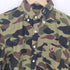 ミスターベイシングエイプ Mr. BATHING APE ワンポイント エイプヘッド 刺繍 ウッドランド ABC カモ L/S ボタンダウン ポケット シャツ メンズ JPN:L