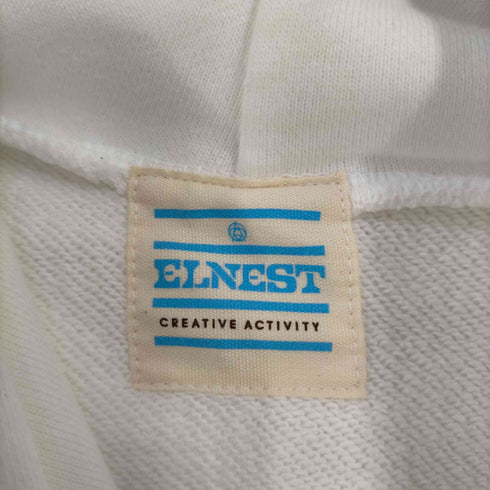 エルネスト ELNEST BORN WILD RUN FREE スウェットパーカー メンズ JPN:XL