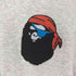 ア ベイシング エイプ パイレーツストア A BATHING APE PIRATE STORE パイレーツエイプヘッド 刺繍 ダブル ジップアップ パーカー メンズ JPN:L