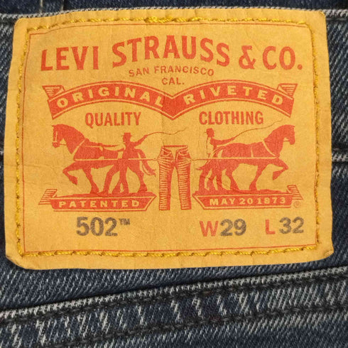 リーバイス Levis 502 テーパード ジップフライデニムパンツ メンズ W29/L32