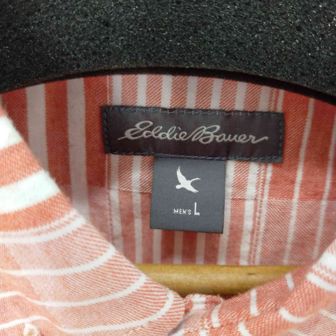 エディーバウアー Eddie Bauer マルチパターンボタンダウンS/Sシャツ メンズ JPN:L