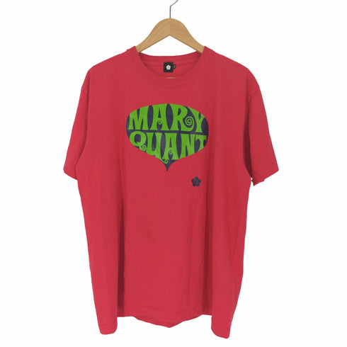 マリークワント MARYQUANT フロント ロゴグラフィック プリント S/S クルーネック Tシャツ メンズ import:XL