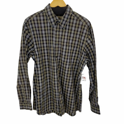 エディーバウアー Eddie Bauer WRINKLE RESISTANT ボタンダウンL/Sチェックシャツ メンズ JPN:L