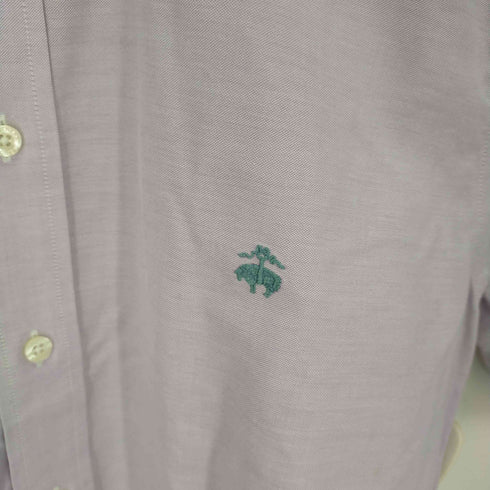 ブルックスブラザーズ BROOKS BROTHERS REGENT ワンポイント刺繍ボタンダウンS/Sシャツ メンズ JPN:L