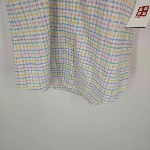 ブルックスブラザーズ BROOKS BROTHERS マルチカラーボタンダウンS/Sチェックシャツ メンズ JPN:M