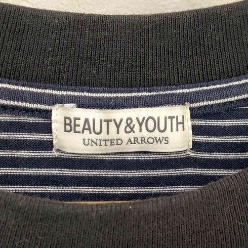 ビューティーアンドユースユナイテッドアローズ BEAUTY & YOUTH UNITED ARROWS ミジン ボーダー リンガーロングスリーブTシャツ メンズ JPN:L