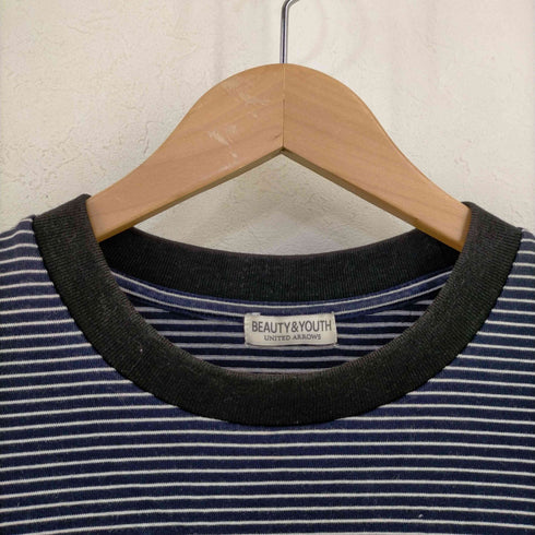 ビューティーアンドユースユナイテッドアローズ BEAUTY & YOUTH UNITED ARROWS ミジン ボーダー リンガーロングスリーブTシャツ メンズ JPN:L