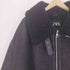 ザラ ZARA DOUBLE-FACED BIKER JACKET フェイク ムートン ライダース ジャケット レディース import:XL