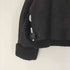 ザラ ZARA DOUBLE-FACED BIKER JACKET フェイク ムートン ライダース ジャケット レディース import:XL