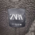 ザラ ZARA DOUBLE-FACED BIKER JACKET フェイク ムートン ライダース ジャケット レディース import:XL