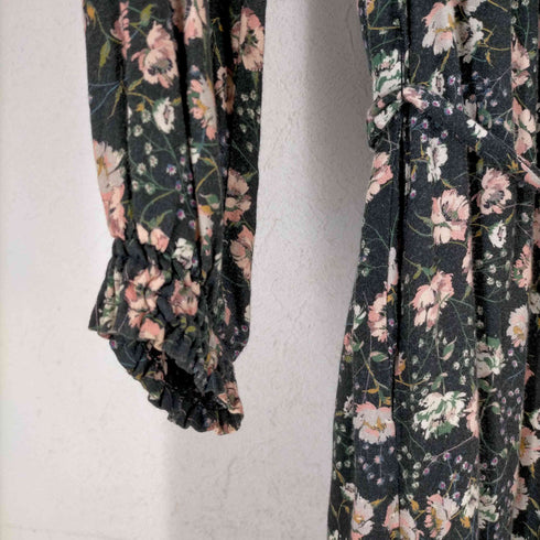 ユナイテッドアローズ UNITED ARROWS STYLE for LIVING 花柄マキシシャツワンピース レディース