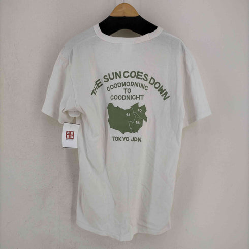 tsgd_tokyo コットン バックプリント クールネックTシャツ メンズ JPN:L