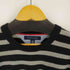 トミーヒルフィガー TOMMY HILFIGER ロゴ刺繍 クルーネックボーダーニット メンズ XL