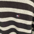 トミーヒルフィガー TOMMY HILFIGER ロゴ刺繍 クルーネックボーダーニット メンズ XL