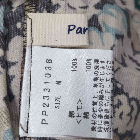 パークス PARKES 花柄イージーパンツ レディース JPN:M