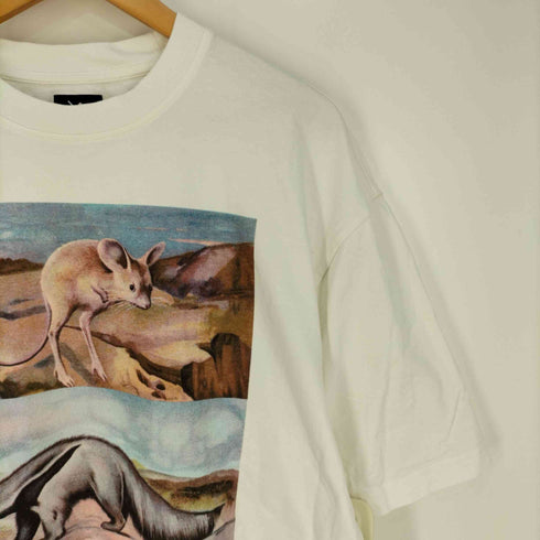ザトリロジーテープ The Trilogy Tapes TTT Thranimal T-shirt アニマルプリントTシャツ メンズ import:XL