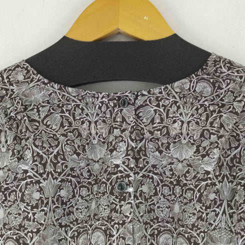 amherst フラワー柄バックタック入りブラウス レディース JPN:M