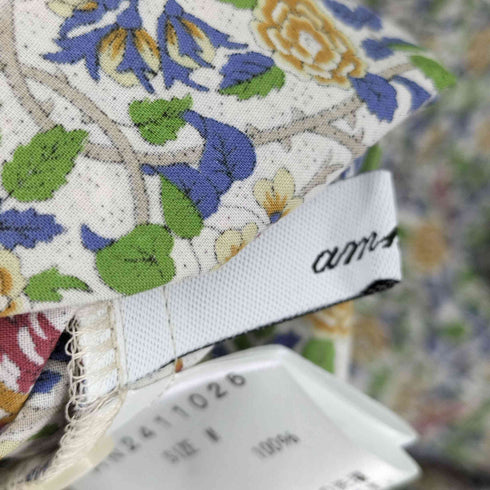 amherst フラワー柄バックタック入りブラウス レディース JPN:M